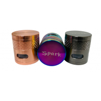 Metal Grinder 4 Parts - Spark Fancy Aluminum (10)