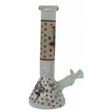Water Pipe 10''  - R & M Green II (B-003) (4.5 cm mouth/9.5 cm Base)