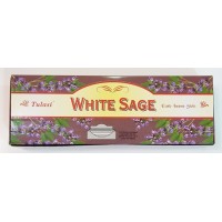 Incense - Tulasi White Sage (Box of 120 Sticks)