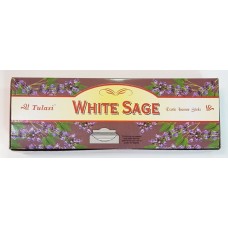 Incense - Tulasi White Sage (Box of 120 Sticks)