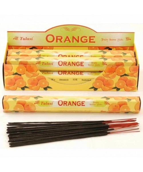 Incense - Tulasi Orange (Box of 120 Sticks)