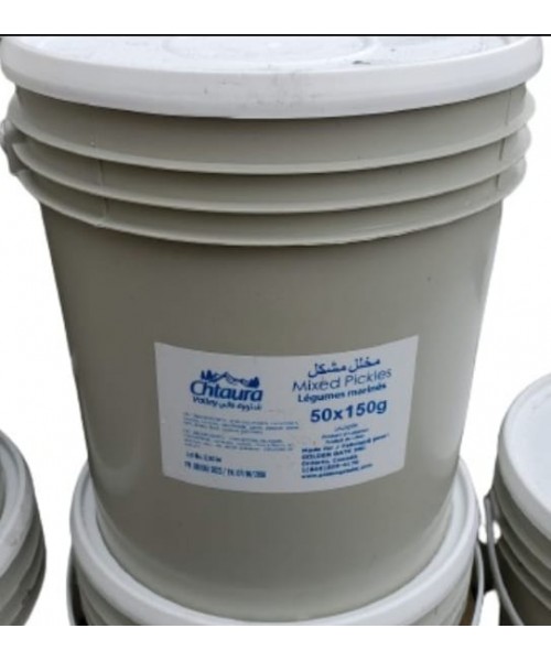 Chtaura Valley -Mixed Pickles (50 x 150 g) (In Bucket)