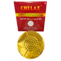 Chelax Pre-Punched GOLDEN Aluminum Foil (30/Pack) (50)