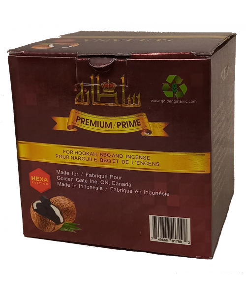Charcoal - Sultana Premium Coconut Shell HEXA (75 Pieces) (20)