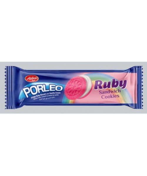 Aldiva Porleo Ruby Biscuit w/Vanilla Cream (24 x 56 g) (PSH05/30)