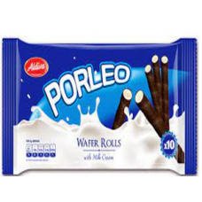 Aldiva Porleo Wafer Rolls w/Milk Cream (24 x 16 g) (PSH05/69)