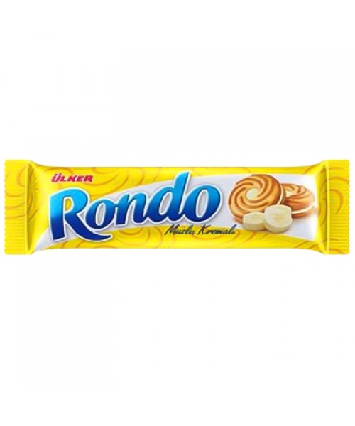 Ulker Rondo Banana Cream Biscuit (24 x 68 g) (PSH07/06)