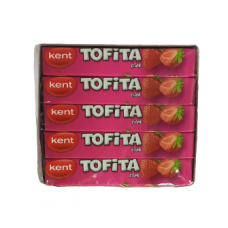 Kent Tofita Strawberry Chewy Candy (20 x 47 g) (PSH07/21)