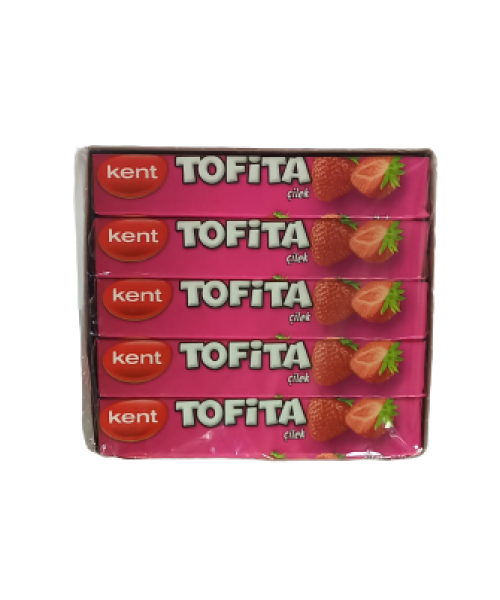 Kent Tofita Strawberry Chewy Candy (20 x 47 g) (PSH07/21)