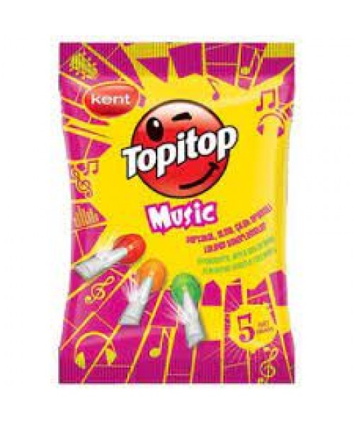 Kent Topitop Fruit Mix Music Whistle Lollipop (30 x 13 g) (PSH07/23)