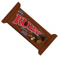 Ruby 2 Wafer fingers w/Chocolate Coating & Hazelnut Cream (12x40 g) (PSH13/04-3)