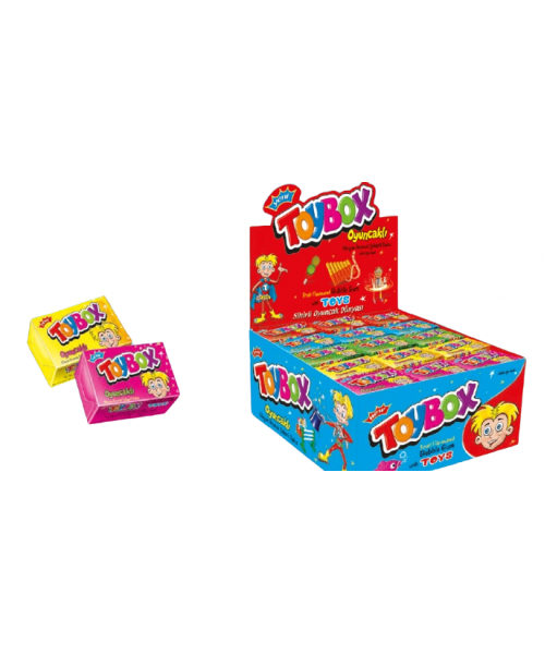 TOYBOX Fruit Flavored Bubble Gum w/Toys (60 x 5 g) (PSH14/09)