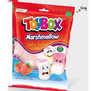 TOYBOX Marshmallow Strawberry Vanilla Flavors (36 x 120 g) (PSH14/18)