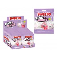 Sweeto Marshmallow Pink & White (12 x 60 g) (6)