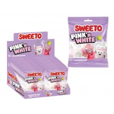 Sweeto Marshmallow Pink & White (12 x 60 g) (6)