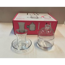 Cups & Saucers (12 Pcs) w/Sugar Bowl PSH02/08