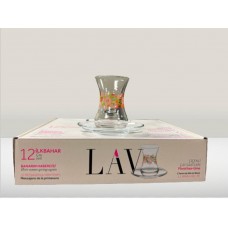 Cups & Saucer (12 Pcs) (135cc) PSH02/01