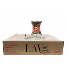 Cups & Saucer (12 Pcs) (135cc) PSH02/02