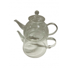 Glass Double Teapot Set (PSH04/04)