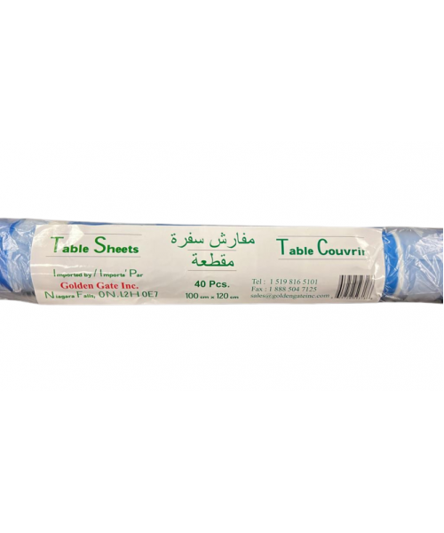 Table Sheet (20 Rolls x 40 Pieces x 120 cm x 100 cm)