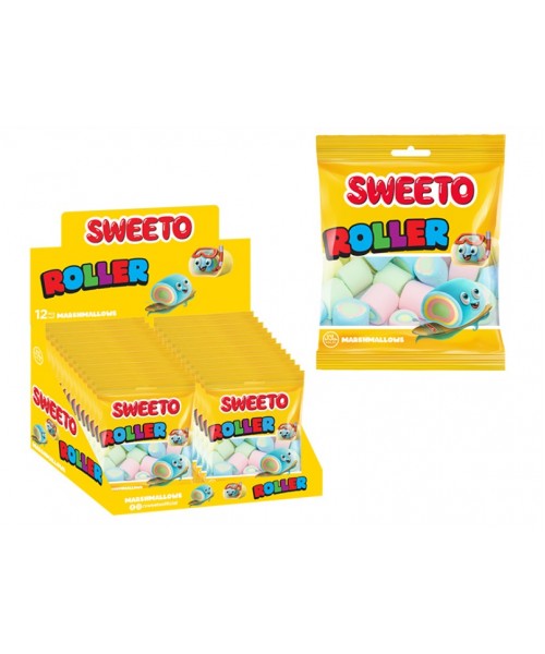 Sweeto Marshmallow Rainbow Roller (12 x 60 g) (6)