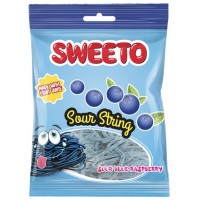 Sweeto Sour String Blue Raspberry (12 x 80 g) (8)