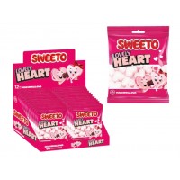Sweeto Marshmallow Lovely Heart (12 x 60 g) (4)