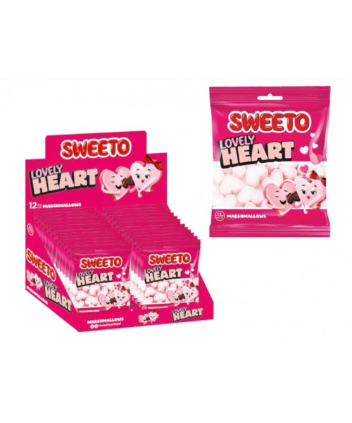 Sweeto Marshmallow Lovely Heart (12 x 60 g) (6)