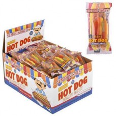 Sweeto Mini Hot Dog Gummy Cabdy (60 x 9 g) (6)- Sweeto Mini Hot Dog Gummy Cabdy (60 x 9 g) (6)-