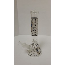 Water Pipe - 10"  (B-007) (4.5 cm mouth/9.5 cm Base)