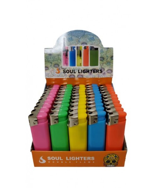 Soul Classic Flame Lighter (50/Display) - Solid