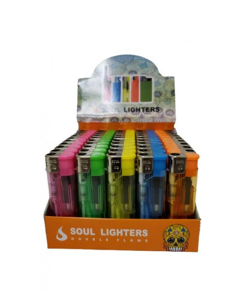 Soul Torch Lighter (50/Display) - Transparent