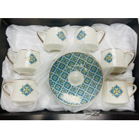Coffee Cup & Saucer Set (12 pcs) - (ITEM 83) (12) Coffee Cup & Saucer Set (12 pcs) - (ITEM 83) (12)