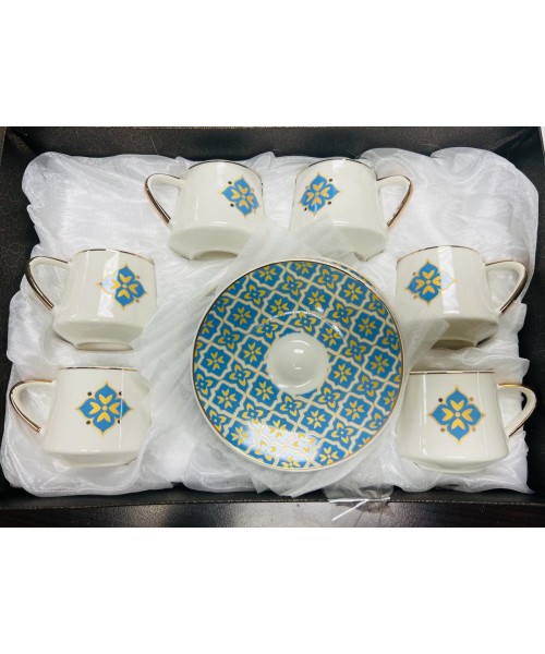 Coffee Cup & Saucer Set (12 pcs) - (ITEM 83) (12) Coffee Cup & Saucer Set (12 pcs) - (ITEM 83) (12)