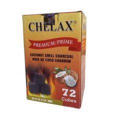 Charcoal - Chelax Premium Coconut Shell (72 Pieces)