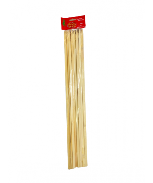 Bamboo Skewers - 30 cm FLAT (50/Pack) (ITEM 65) (50)