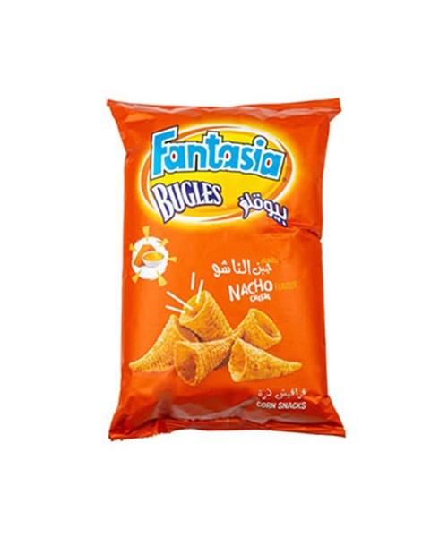 Fantasia Chips - Bugles Cheese (30x ±25 g) Fantasia Chips - Bugles Cheese (30x ±25 g)