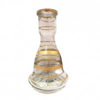 Hookah Base - Gold Stripes (Size 22)