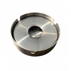 Heavy Stainless Steel Ashtray (10 cm DIA x 3 cm Depth)
