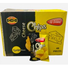 Al Aseel Chips - French Cheese (48 x ±35 g)