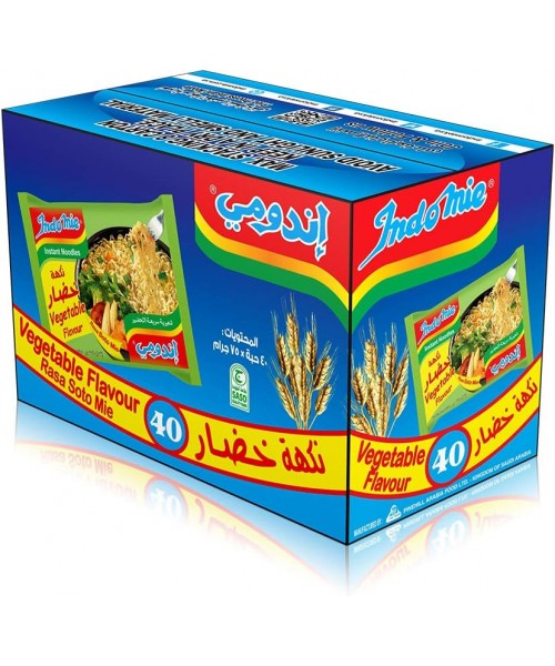 Indomie Noodles - Vegetable (40 x 75 g)