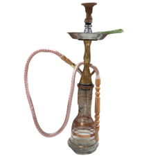 27'' Yahya Single Ceramika Hookah - Gold (#1)