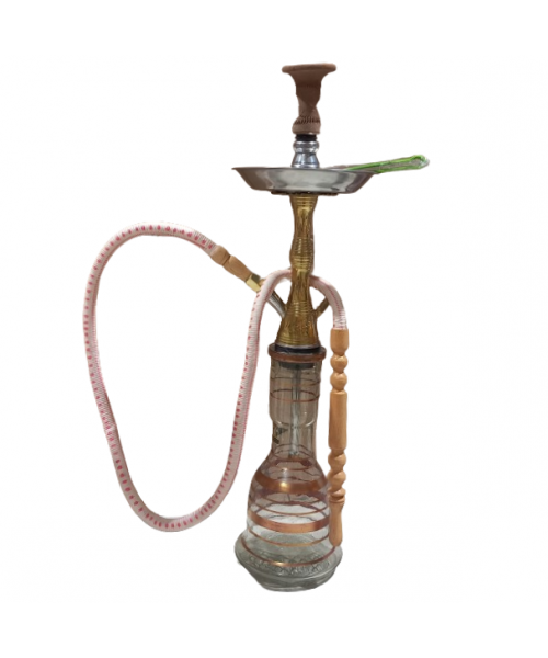 27'' Yahya Single Ceramika Hookah - Gold (#1)