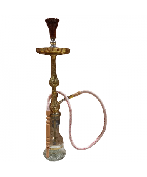 30'' Yahya Hookah - Fancy Pear Gold (#11)