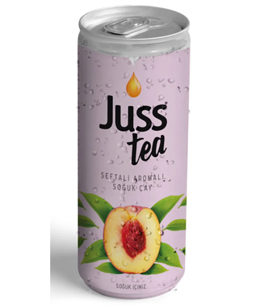 JUSS Iced Tea Peach - (24 x 250 ml)