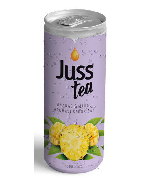 JUSS Iced Tea Pineapple & Mango - (24 x 250 ml)
