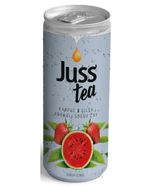 JUSS Iced Tea Watermelon & Strawberry - (24 x 250 ml)