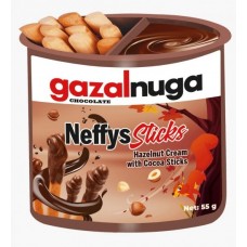 Gazal Nuga Cocoa Hazelnut Cream and Sticks (24 x 55 g) (4)