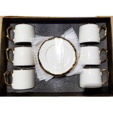 Coffee Cup & Saucer Set (12 pcs) - (ITEM 88) (12)