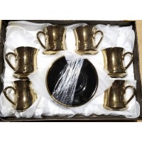 Coffee Cup & Saucer Set (12 pcs) -(12)